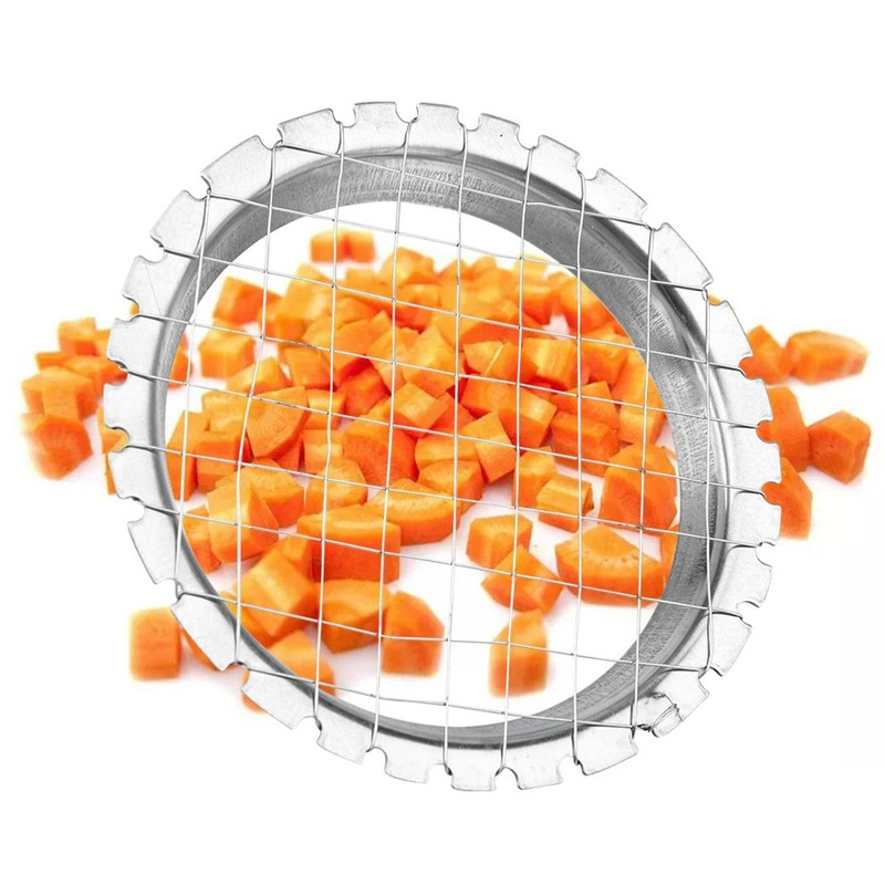 Egg Chopper Stainless Steel Egg Slicer Fruit Cube Salads Cutters