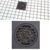 Floor Drain European Style Antique Stainless Steel and Copper Square