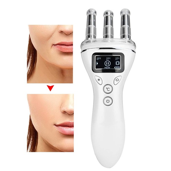 Magnetic Field Therapy Pen, Scrap Massager, Portable Massager Magnetic Field Therapy Dismantling Massager for Eliminating Wrinkle Facial Lift Body Massage Relieves and Creep