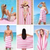 Toalla de Playa Alberca a Rayas,2pcs Toalla de Playa de