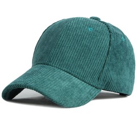 XRDSS Unisex Corduroy Baseball Cap Adjustable Classic Sports Hat Outdoor Solid Caps (Army Green)