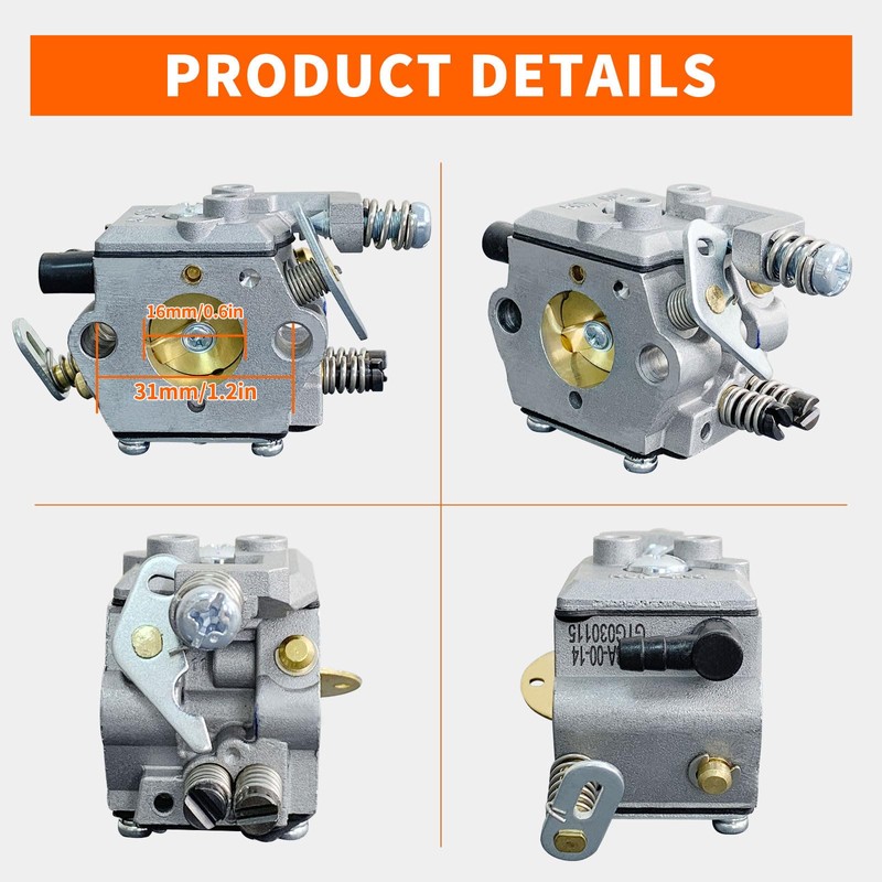 Ruixing MS250 Carburetor for Stihl 021 023 025 MS210 MS230
