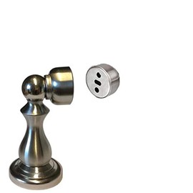 Magnetic Door Stop for Floor Mounting and Wall Mounting - Practical Metal Door Stop for Reliable Protection