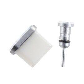 Outanaya 2pcs Earphone Jack and Port Dust Plug for Compatible Devices Grey Protects Against Dirt Lint and Grime Easy Installation Durable Design