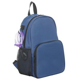 Feeding Tube Backpack for Feeding Tube G Tube J Tube GJ Tube Backpack - 13.7 Inch Gtube Feeding Backpack Modified Enteral Feeding Pump Backpack for Teenagers/Adults (Blue, Small)