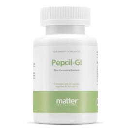 Matter Pepcil-gi Zinc-carnosina Quelado 60 Caps Sabor Natural                                                                                         