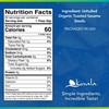 Kevala Organic Toasted Sesame Seeds (Unhulled) - Nutritious Snack for