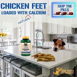 Dog Chits Chicken Feet for Dogs - Dog and Puppy Chews | All-Natural Treats | Large and Small Dogs | Nothing Added | Dehydrated | 30 Pack