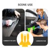 TEHAUX 25pcs Plastic Scraper, Portable Yellow Plastic Putty, Car Film