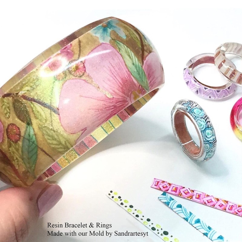 Bracelet and Ring Resin Jewellery Moulds Larger Sizes Set 19
