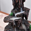 XUDREZ Mountain Waterfall Backflow Incense Burner, Incense Holder Censer with