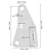 Guitar Pickguard Metal Silver Pick Guard Easy to Assemble for