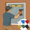 SKIR'CO 1-6 mm Plastic Flat Shims, Glazing Packers, Frame Spacers,