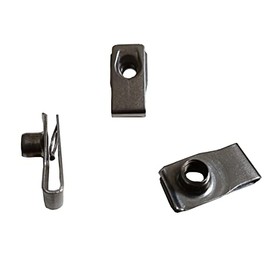 M8 Long Stainless Steel U -Style Clip-On Nut,U-Type Fasteners (Pack of 20)