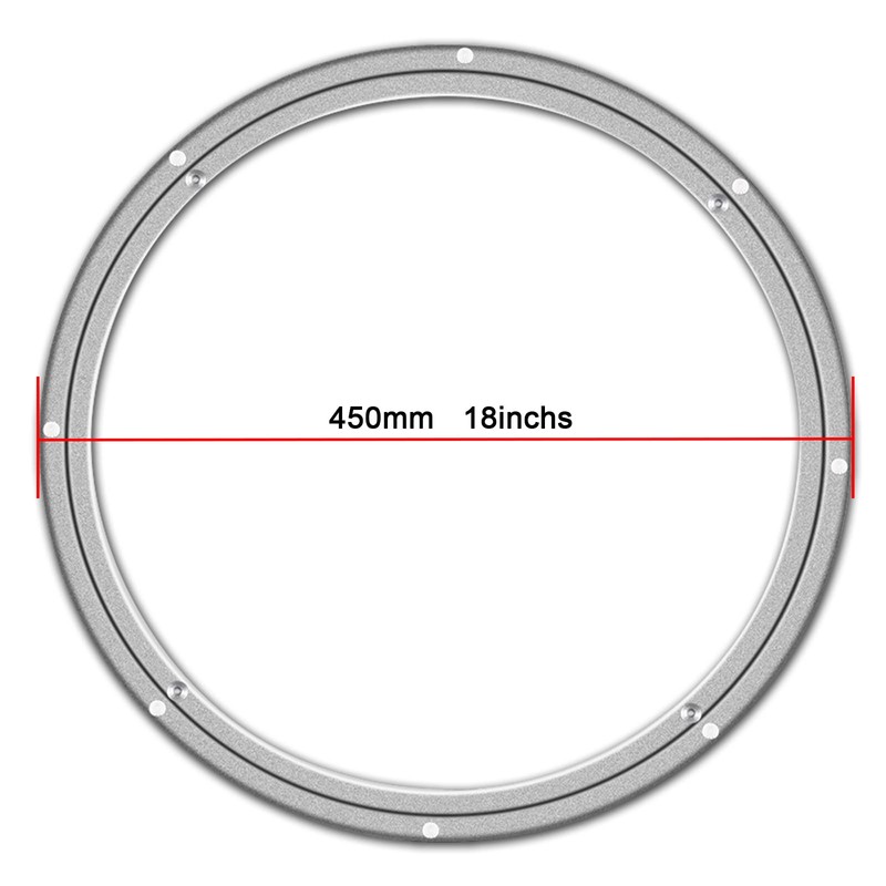 18 Inchs Heavy Duty Lazy Susan Aluminum Hardware Metal Rotating
