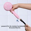 HNNHOME HNNHOME HydroPulse 100 mm Handbrause Hochdruck-Duschkopf, 6 Spr1hmodi, universeller