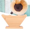 Bamboo Coffee Filter Paper Holder Hand Drip Coffee Filter Paper