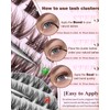 Brown Lash Clusters Wispy Eyelash Clusters Brown Natural