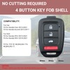 No Cutting Required Key Fob Case Shell fit for Honda