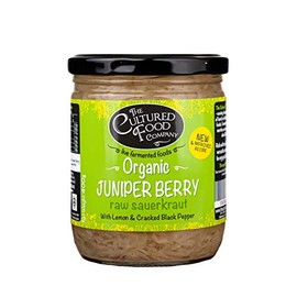 Juniper Berry Raw Sauerkraut, Organic, 400g