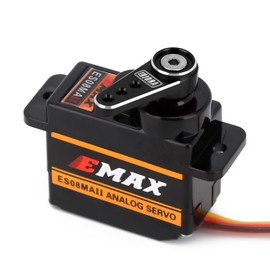 INJORA RC Servo Steering Servo with Servo Mount Bracket and Arm for RC Car Boat Model Parts AX24 Axial SCX24 Upgrade Parts（Black）