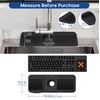 14.6 Inch Silicone Faucet Mat for Kitchen Sink Splash Guard