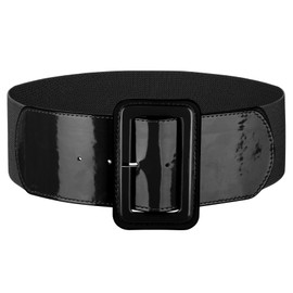 JASGOOD Women Wide Stretchy Belt Vintage Elastic Waist Belt for Dresses Fashion Ladies Waist Belt