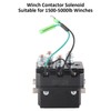 Haosie Winch Solenoid Relay Contactor, 12V 250A Solenoid Relay for