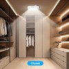 2 Pack Battery Operated Ceiling Light Motion Sensor Shower Light,