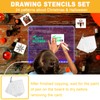 YUYIUS LED Acrylic Message Board, Light Up Acrylic Dry Erase