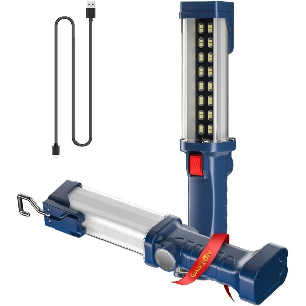 Unbranded Work Light Rechargeable, Portable Mechanic Trouble Light With1200 Lumens,