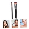 TOVINANNA 2pcs Synthetic Makeup Foundation Powder Brush Set for Self