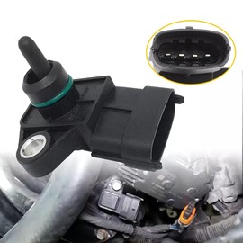 SDYYDS Manifold Pressure Sensor MAP Sensor for Hyundai Elantra Sonata Tucson Kona/Kia Forte Forte5 Rio Sedona Soul Sportage and More...39300-2B000,AS417