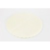 50 Tüllschleier für Gastgeschenke Hochzeit 24 cm Durchmesser creme