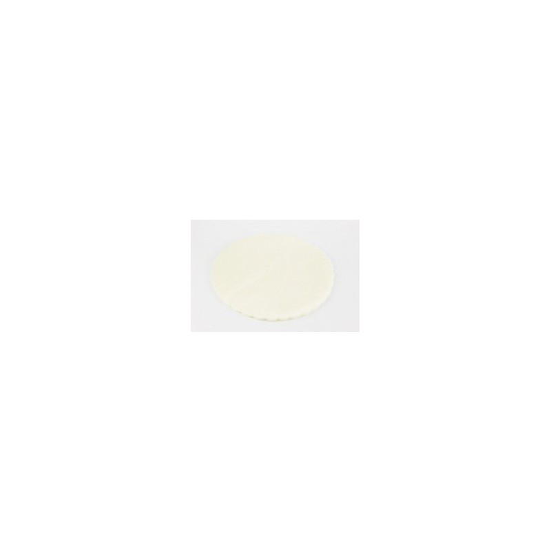 50 Tüllschleier für Gastgeschenke Hochzeit 24 cm Durchmesser creme