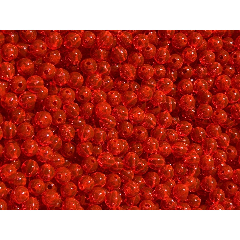 Round Plastic Fishing Bead 4mm, 6mm, 8mm for Fishing Baits