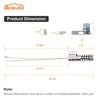 Denkuhin WB2X9154 WB13K10027 Gas Oven Igniter XL44 Round Style for
