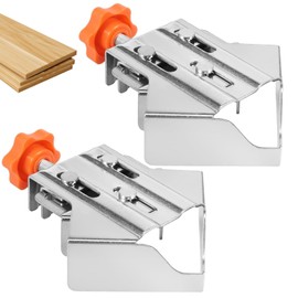 2 Pcs 90 Degree Corner Clamps, Right Angle Clamp for Woodwork, Precision Open and Close Type Right Angle Splicing Clamp Locator for DIY Woodworking Welding (Closed Type)