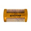 Ecowood® Peine para Barba y Bigote de Bambú con Funda