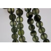 Prasiolite beads with Tourmaline 8mm about 15 1/2" strands (green