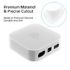 PZOZ Protective Case for Apple TV 4K 2022, Soft Silicone