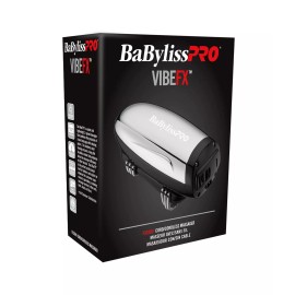 BabylissPRO VibeFX Cordless Massager Silver FXSSM1