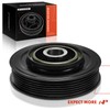 A-Premium Engine Harmonic Balancer Crankshaft Pulley Compatible with Ford Escape
