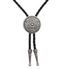Jeilwiy Silver Bolo Tie for Men Cowboy Tie Native American