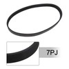 7PJ490mm Lawn Mower Drive 16mm Width Rubber Synchronous Closed Loop