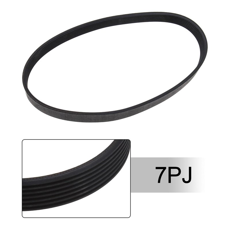 7PJ490mm Lawn Mower Drive 16mm Width Rubber Synchronous Closed Loop