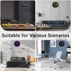 12" Large Digital Wall Clock with 12 RGB Colors &