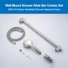 BANGPU Shower Slide Bar with Handheld Shower Head Combo 5-Function