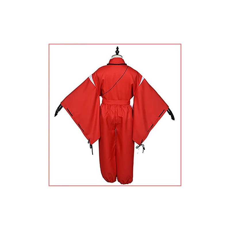 FEIRUIJI Inuyasha Cosplay Inuyasha Costume Kikyou Cosplay Miko Costume for
