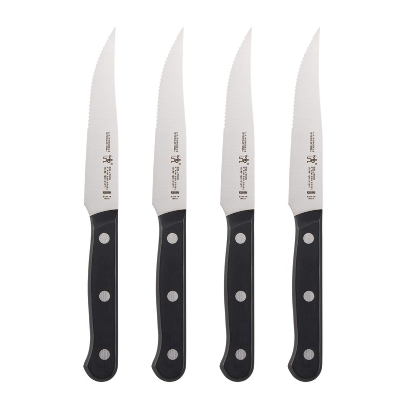 HENCKELS Solution Razor-Sharp Steak Knife Set of 4, German Engineered